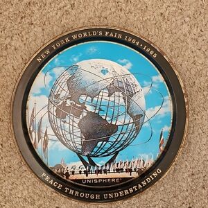 New York World's Fair 1960s Unisphere Tray